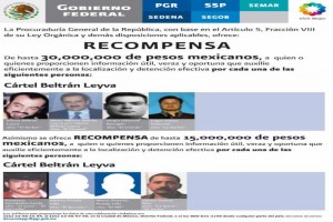 La Unin Americana daba por su aprehensin una recompensa de 5 millones de dlares.